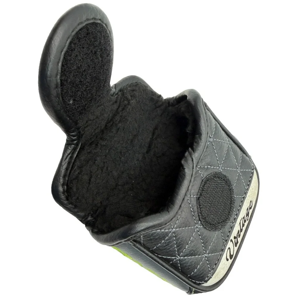 Cobra King Vintage Mallet Putter Headcover Black Gray Lime SIK Face Technology
